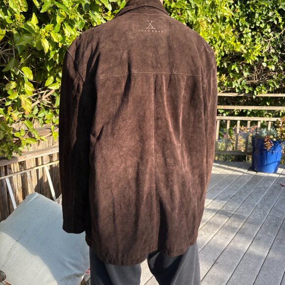 X Files “ The End” Leather Suede Down Jacket Series Finale 2002 - Picture 3 of 7